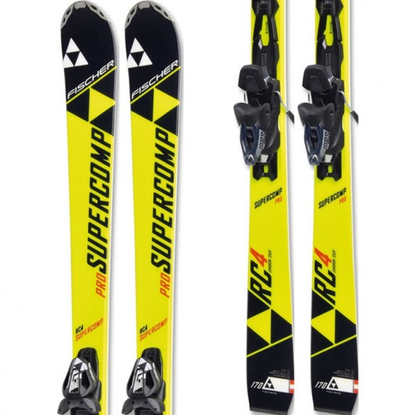 FISCHER Ski RC4 SUPER COMP mit Bindung Set Alpin Piste NEU Rocker All Mountain 